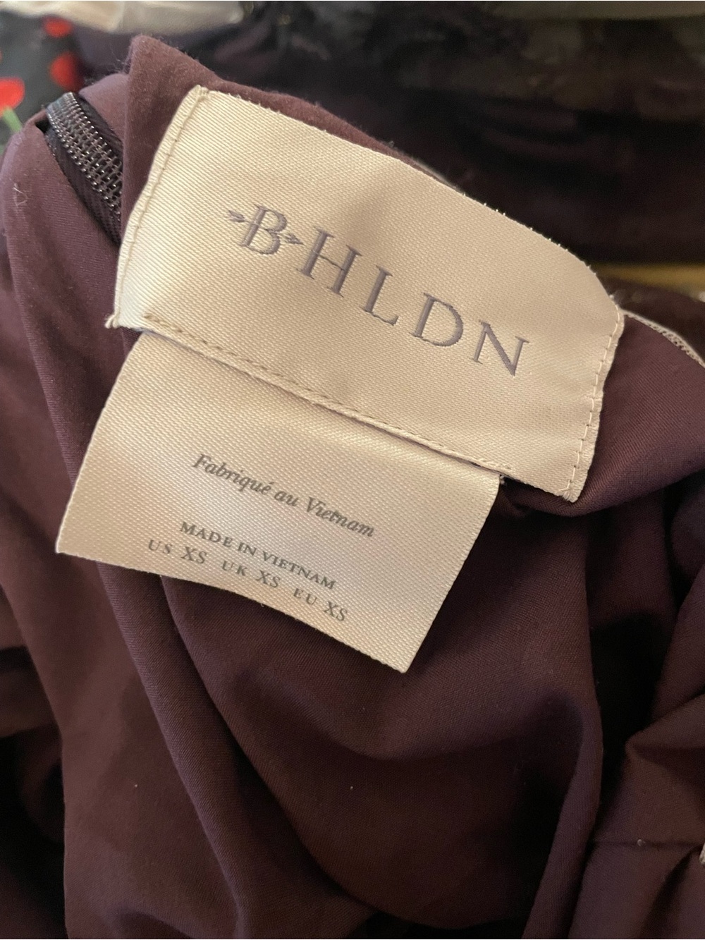 BHLDN Plum Lace-Trim Midi Dress - Picture 10 of 10